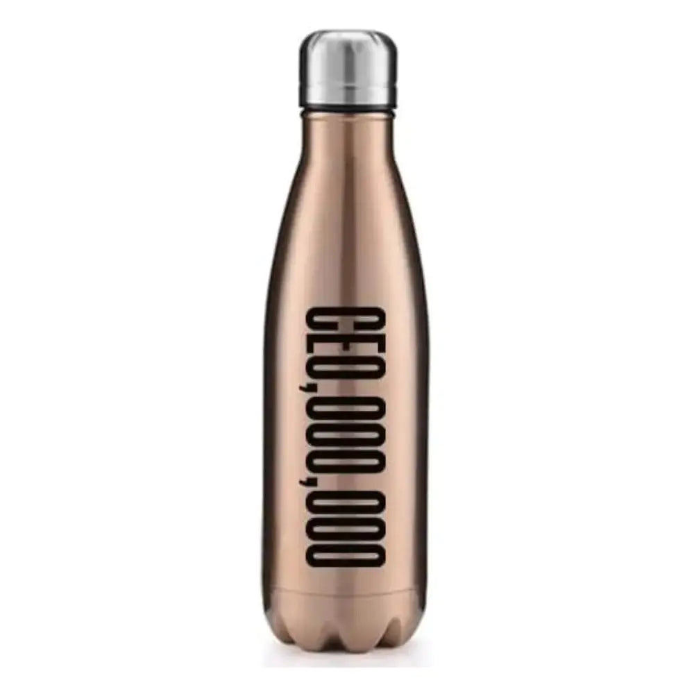 The CEO,OOO,OOO 17oz Stainless Steel Water Bottle